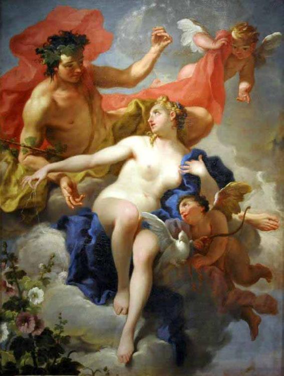 Giambattista Pittoni Bacchus and Ariadne oil painting picture